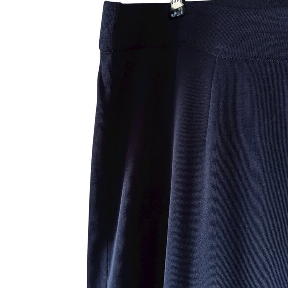 Misook Knit Pant 3X New Straight Leg Indigo Wrinkle Resistant Stretch Comfort - Picture 5 of 13